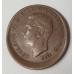 AUSTRALIA 1943 . HALF 1/2  PENNY . ERROR . BROADSTRUCK 